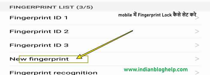 Set Fingerprint lock in Android phone