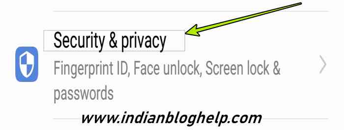 set fingerprint lock in android phone