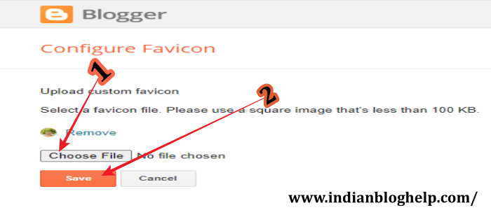 add favicon on blogspot