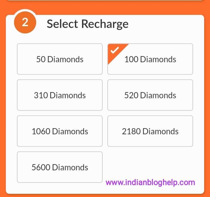 Free fire Game top up diamonds Recharge kaise kare