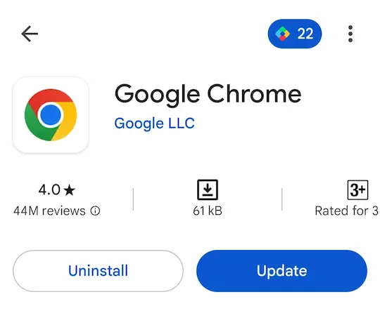 Chrome Browser App