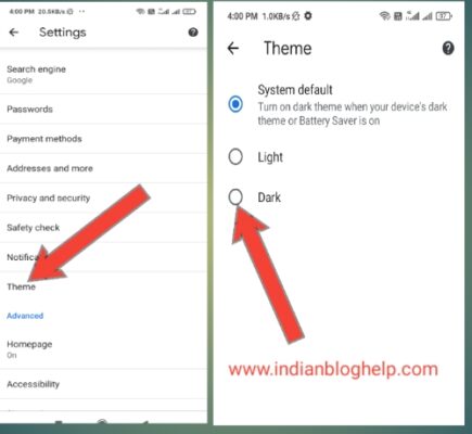 Chrome Browser Me Dark Theme On/Off Kaise Kare