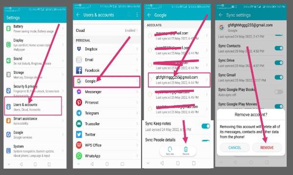 google account remove kaise kare