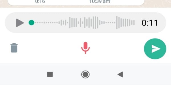 Whatsapp ne kiye 6 new Voice Recording Features update