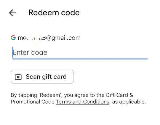Google redeem code for free fire game