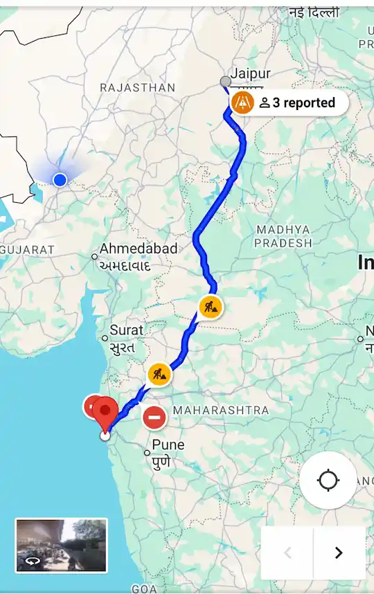 Google map Route or location ki jankari ke Liye