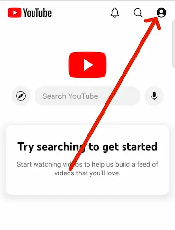 यूट्यूब में साइन कैसे करें? जानें आसान तरीका 4 YouTube app me profile icon par click kare