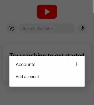 यूट्यूब में साइन कैसे करें? जानें आसान तरीका 6 select email or add new account