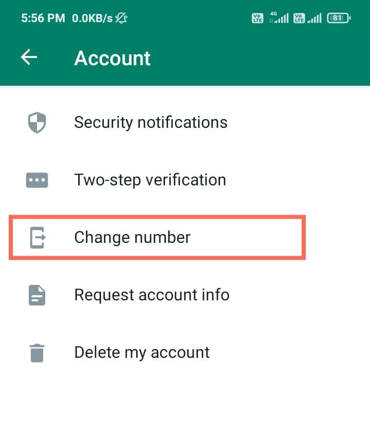 WhatsApp me Phone number Kaise Change kare?