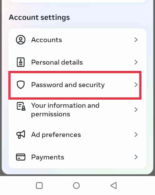 instagram ka password kaise change karein