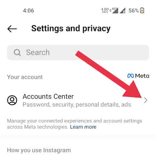 instagram ka password kaise change karein