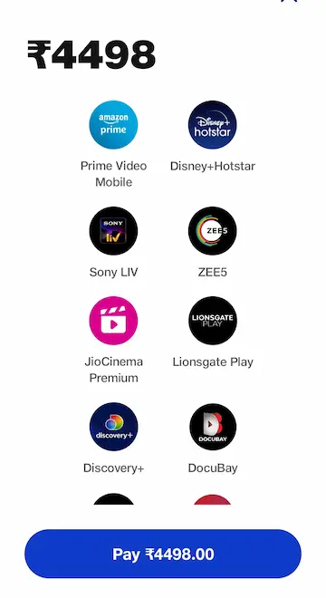 jio 2999 hotstar plan details