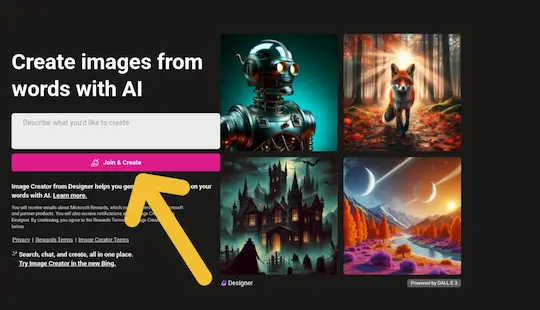 Bing ai image creator से free में इंस्टाग्राम के image कैसे बनाए?