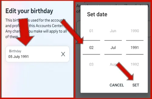 Facebook पर Date of Birth कैसे बदलें? जानें आसान तरीका! 7 DOB change set kare