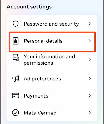 Facebook पर Date of Birth कैसे बदलें? जानें आसान तरीका! 4 Account Settings वाले Section में पर्सनल डिटेल्स पर क्लिक करना है
