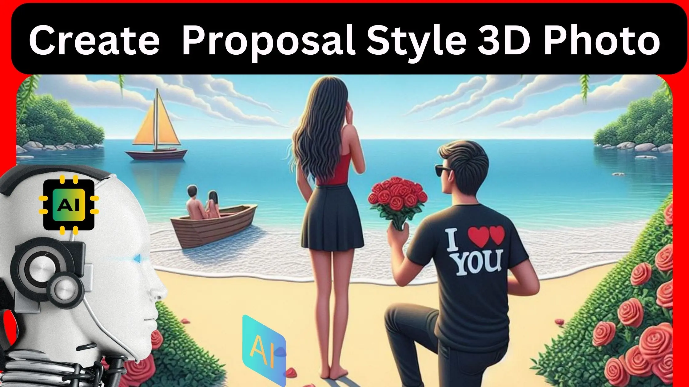 Ai से proposal style 3d photo बनाने का Best तरीका