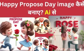 Happy Propose Day के लिए AI से Image बनाने के लिए (Best Prompt) 6 happy propose day image कैसे बनाए? Ai से