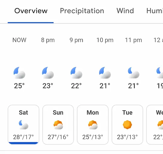 Hello Google Aaj barish hogi?