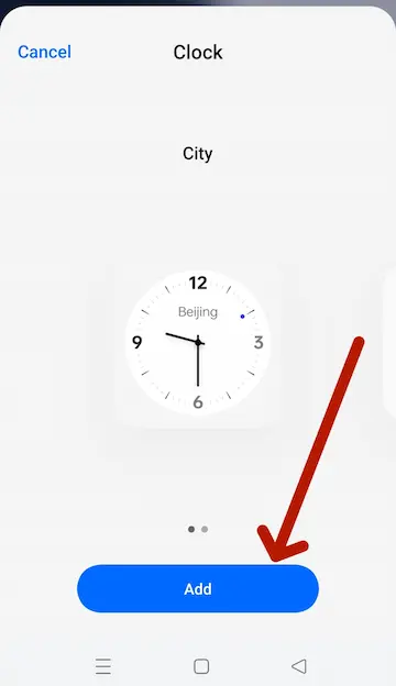 Add Digital Clock