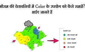 मौसम की चेतावनियों में Green, Yellow और Red color क्या दर्शाता हैं? जानें मतलब 11 मौसम की चेतावनियों में Color के उपयोग को कैसे समझें? आईए जानते हैं