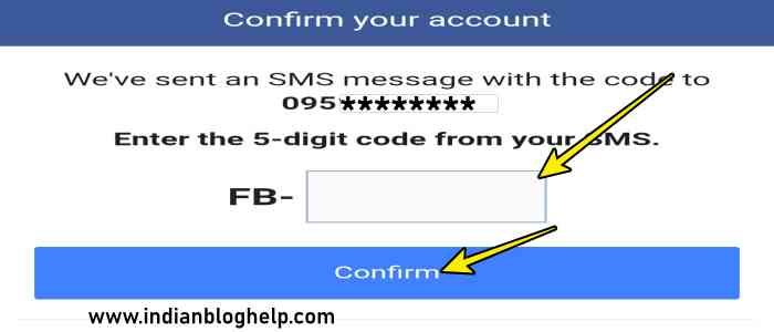 confirm account number