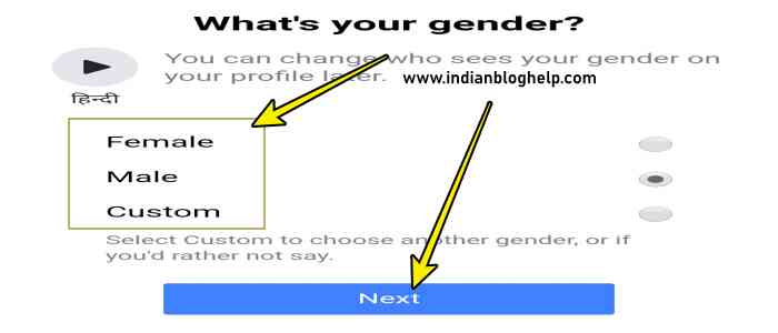 select your gender