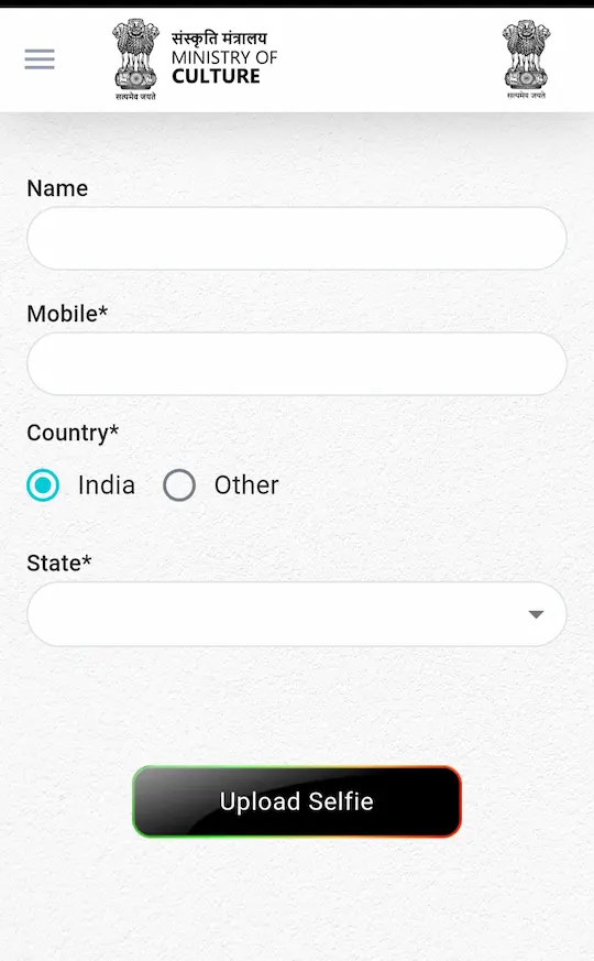 Enter mobile number Naam country and state