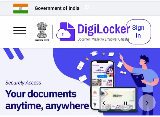 DigiLocker Documents Ke Liye