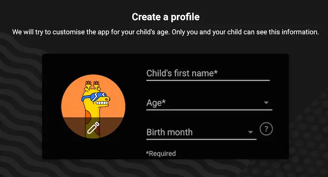 YouTube kids me profile banaye