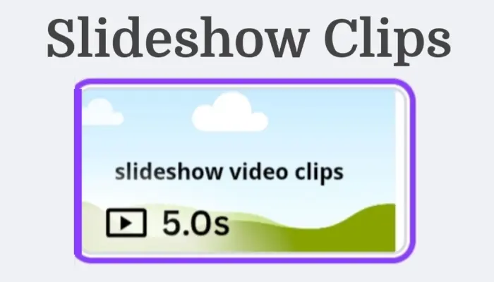 slideshow video clips
