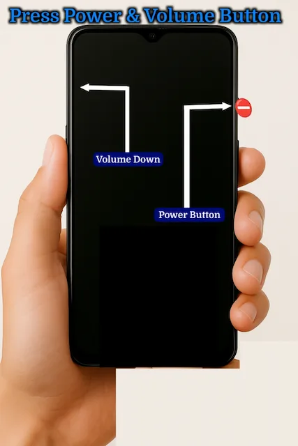 OnePlus mobile में स्क्रीनशॉट कैसे लें? 4 अलग-अलग तरीके 2 Press the Power and Volume Down buttons simultaneously