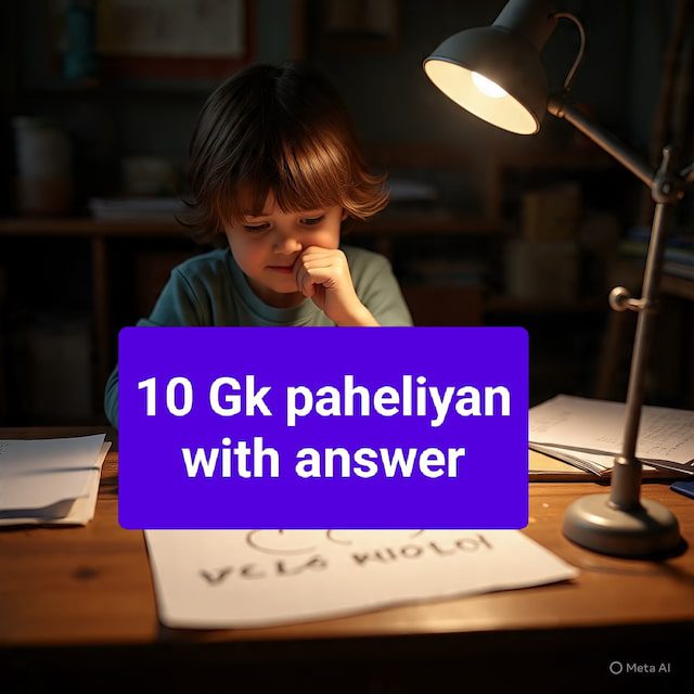 10 Gk paheliyan with answer
