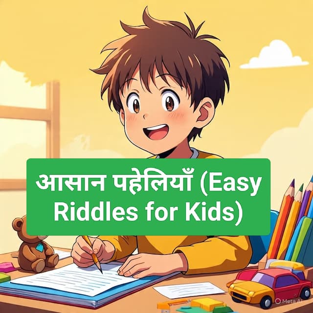 आसान पहेलियाँ (Easy Riddles for Kids):