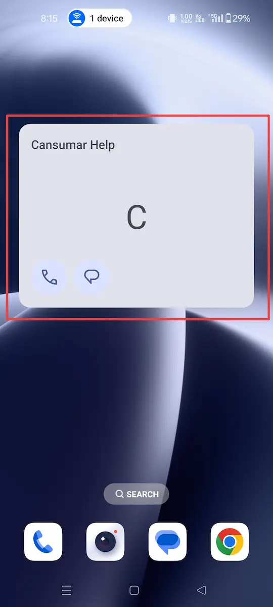किसी खास मोबाइल नंबर को Phone की Home Screen पर कैसे Add करें? 5 Jab mobile number phone ki Home Screen per Widget ki tarah add ho jata hai to Is tarah Se dikhta Hai