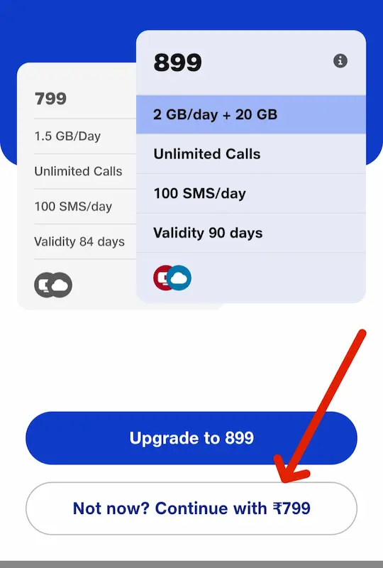 jio 799 का रिचार्ज अभी भी आप My jio App से कर सकते हैं, हटा नहीं है 5 jio recharge 799 on my jio app