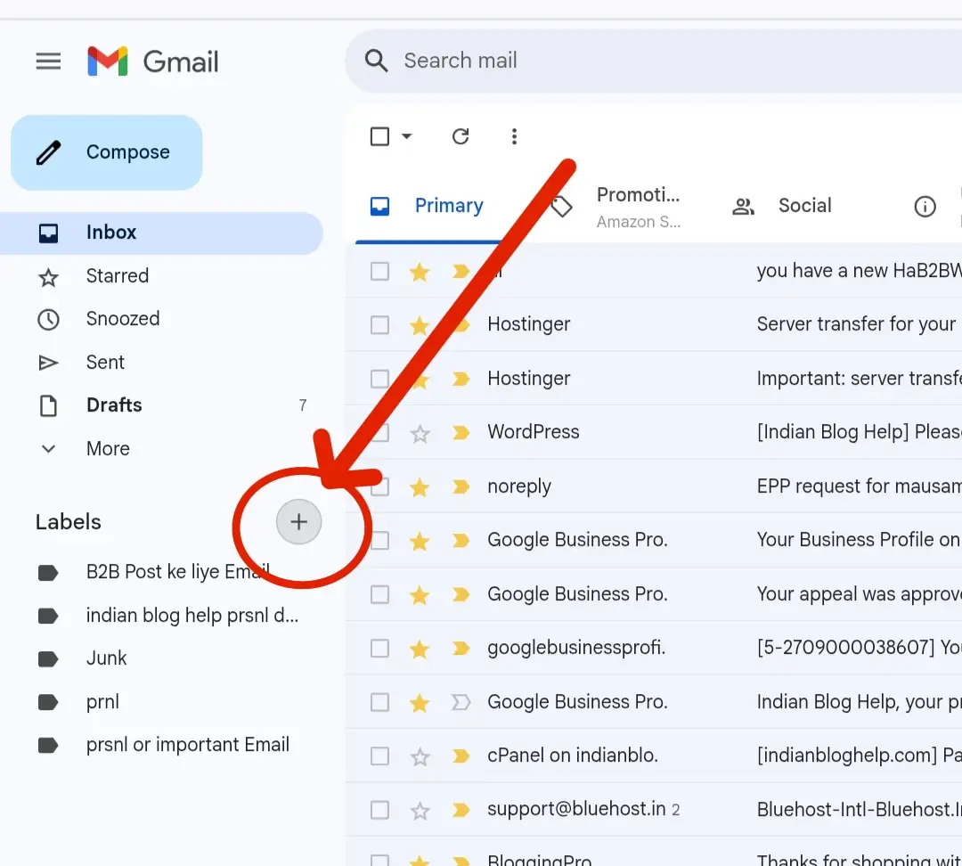 मोबाइल से Gmail में लेबल कैसे बनाएं? जानें Step By Step तरीका 5 new Label Create karna