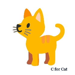 A for Apple से Z for Zebra तक – बच्चों के लिए A to Z Alphabets Chart with Pictures 8 C for cat