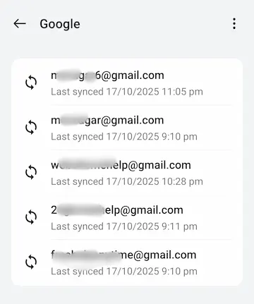 मोबाइल (YouTube App) में साइन आउट कैसे करें 7 Gmail accounts lists