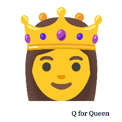 A for Apple से Z for Zebra तक – बच्चों के लिए A to Z Alphabets Chart with Pictures 22 Q For Queen