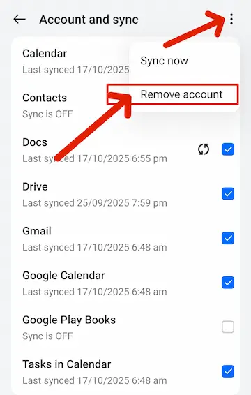 मोबाइल (YouTube App) में साइन आउट कैसे करें 8 Remove account