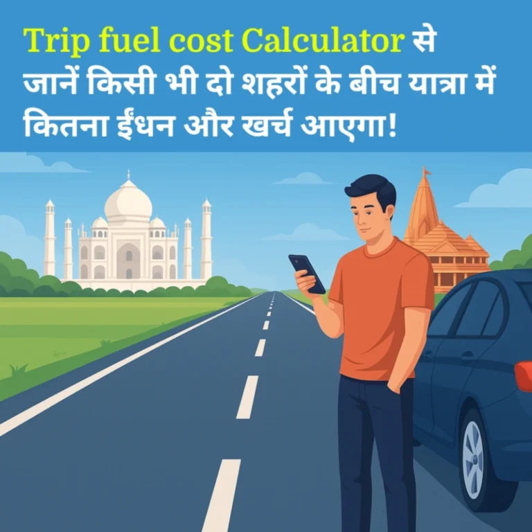 Fuel consume & Cost Calculator | कार या बाइक से यात्रा करने पर फ्यूल का खर्च जानें