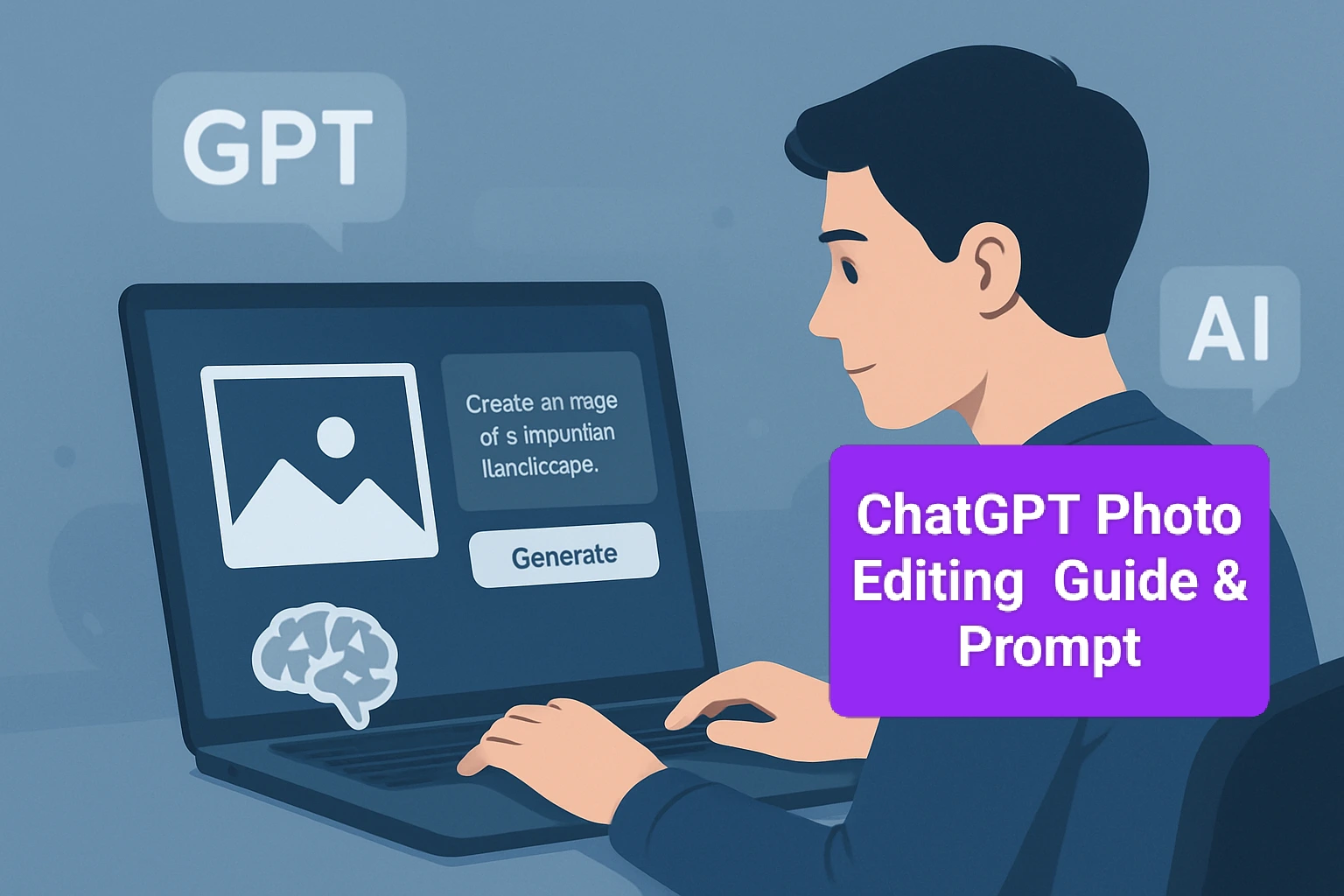 Chatgpt se photo edit kaise kare? जानिए स्टेप बाय स्टेप गाइड With AI Prompt 3 chet gpt photo editing and prompt