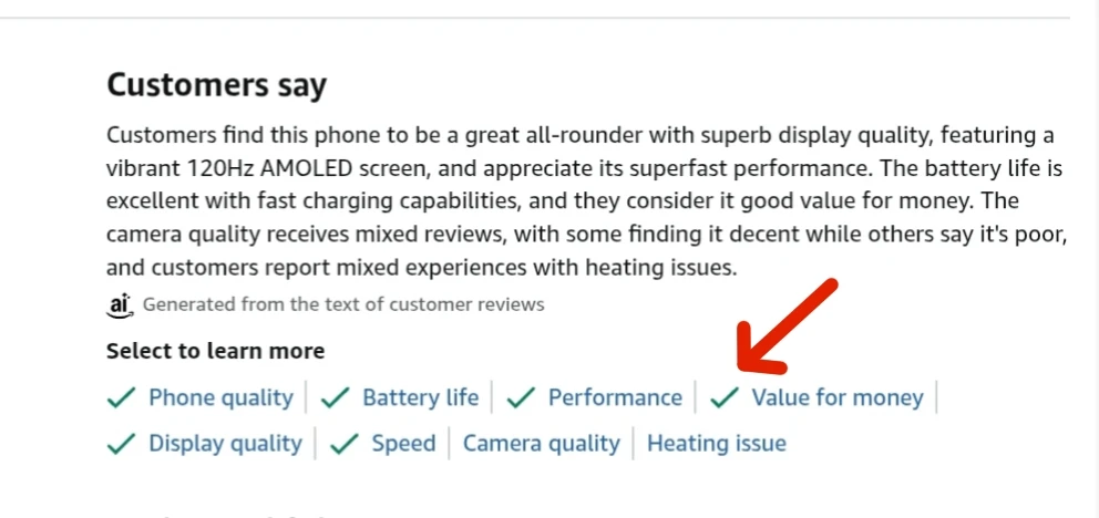 customer feedback about the phone