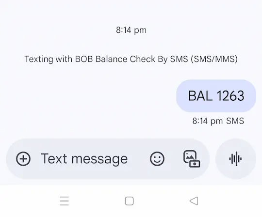सिर्फ एक मिस्ड कॉल या SMS से Bank of Baroda का बैलेंस कैसे चेक करें? 7 Bob ka Balance dekhne ke liye SMS type kiya gaya hai