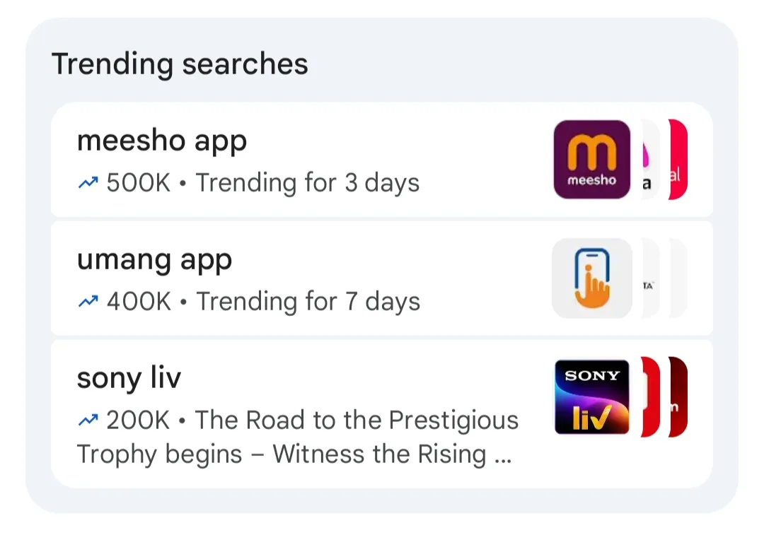 Google Play Store पर Trending Apps कैसे देखें? 6 Google play store mein Trending searches app option