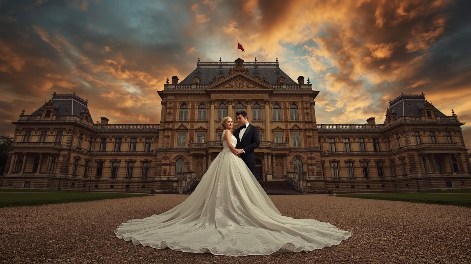 Royal Pre-wedding Style couple Prompt