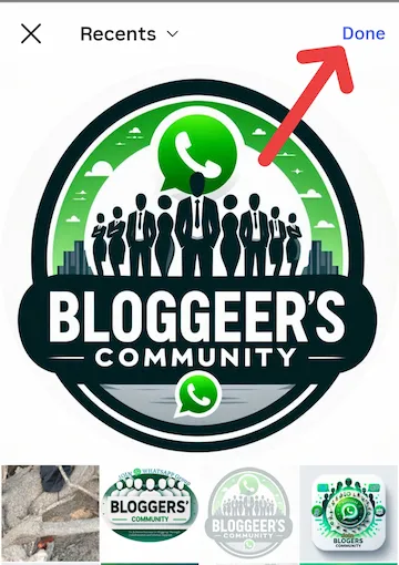 Instagram profile picture ko adjust Karen crop Karen