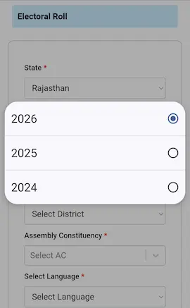 select Year Of Revision