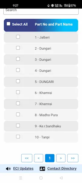 village wise sir draft list 2026