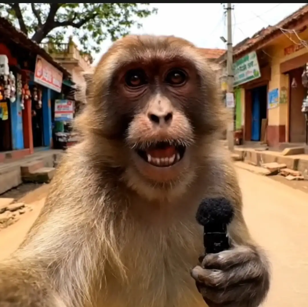 Monkey Vlog Prompt for Veo 3